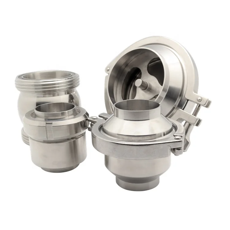 Санитарный одноходовой клапан из нержавеющей стали SS304 SS316L