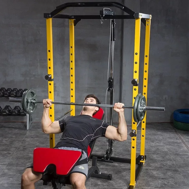 Strength Equipment Athletic Multi-Functional Power Gym Machine Pull up Squat Rack