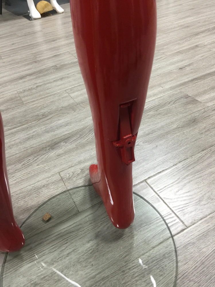 Cheap PP Plastics Woman Color Full Body Nude Female Colored Red Mannequins On Sale