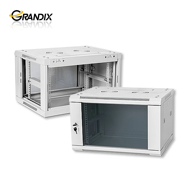 6U 9U12U 19 Inch Wall Mount Network Sever Cabinet AV Rack Stand.With Open-Frame Install Option and Removable