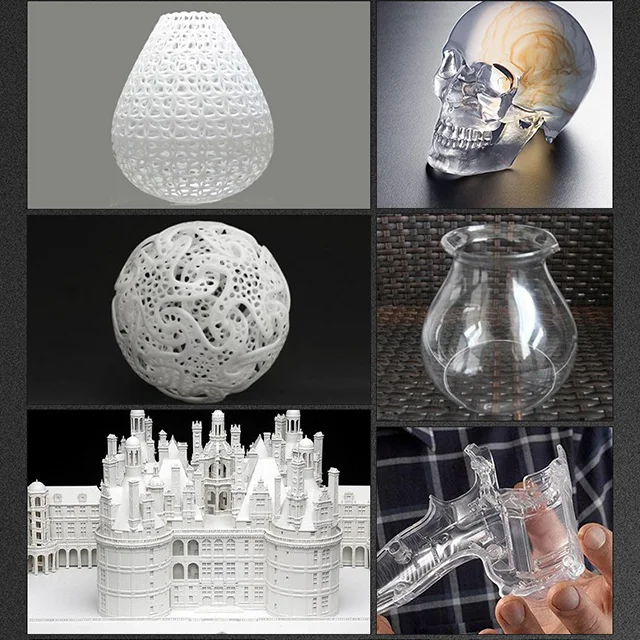 Prototyping China Factory metal figures plastic resin sls 3d printing service resin