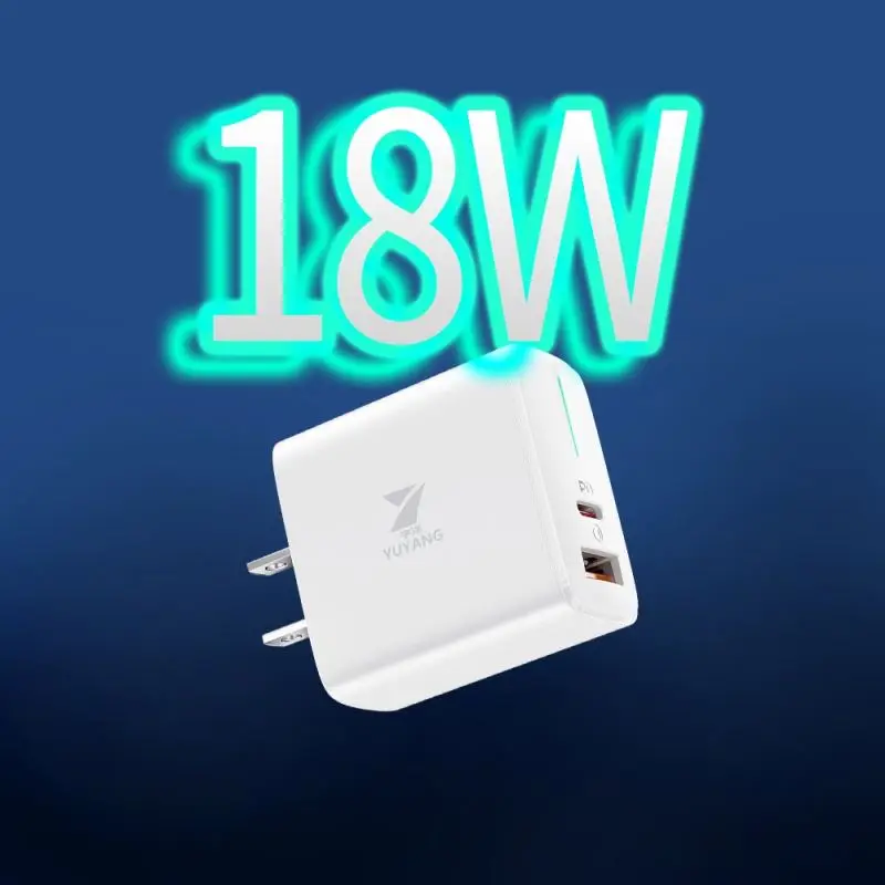 Wholesale Low MOQ Cheap Price FCC Mark 18W PD Fast Charging Portable Mobile Phone Charger