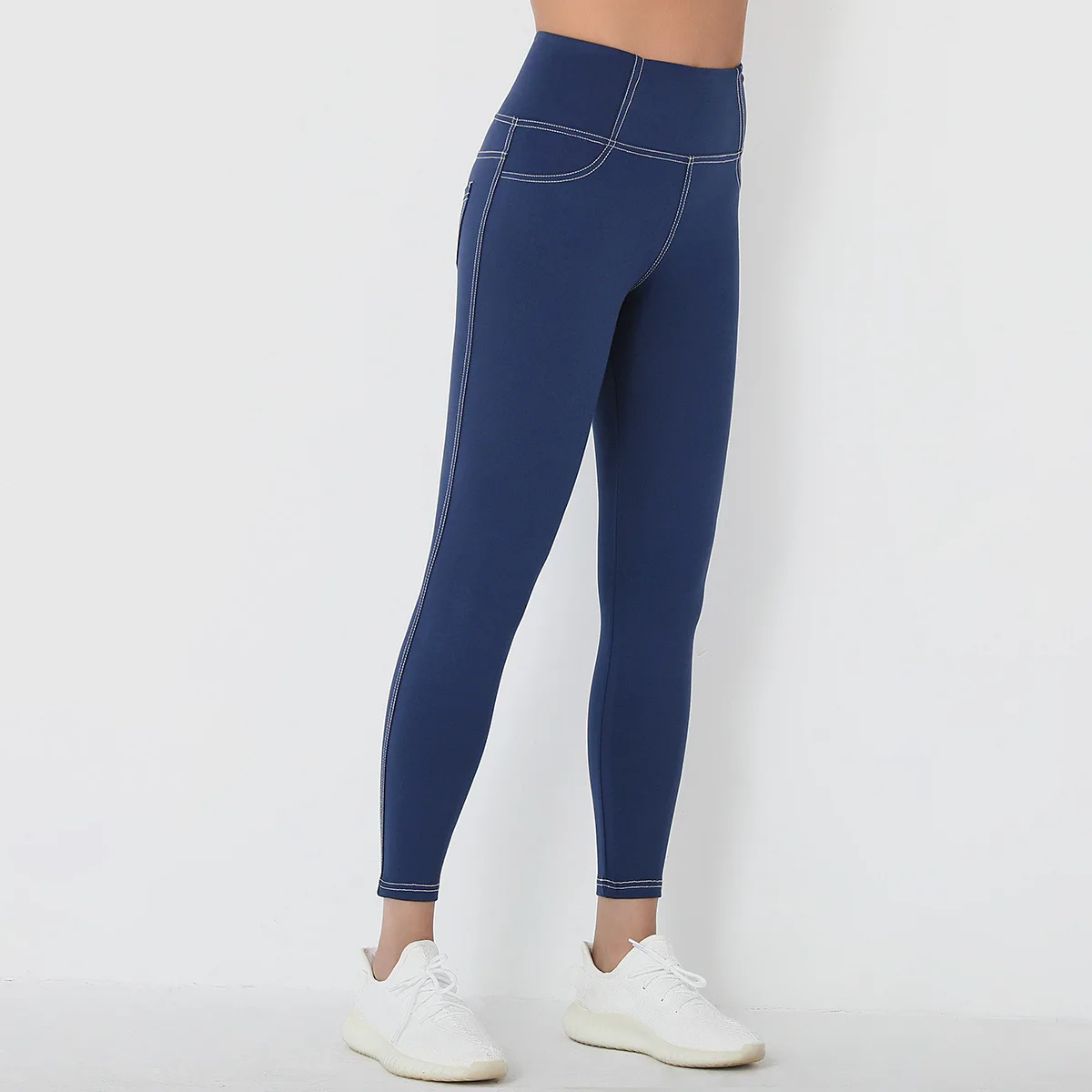 Active Wear Pocket Yoga Leggings  Custom Yoga Scrunch Butt Jeans Leggings Women Spandex With Pocket