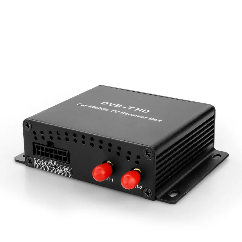  DC12V-32V автомобильный мобильный цифровой ТВ-приемник с двумя антеннами DVB-T для Австралии Колумбии