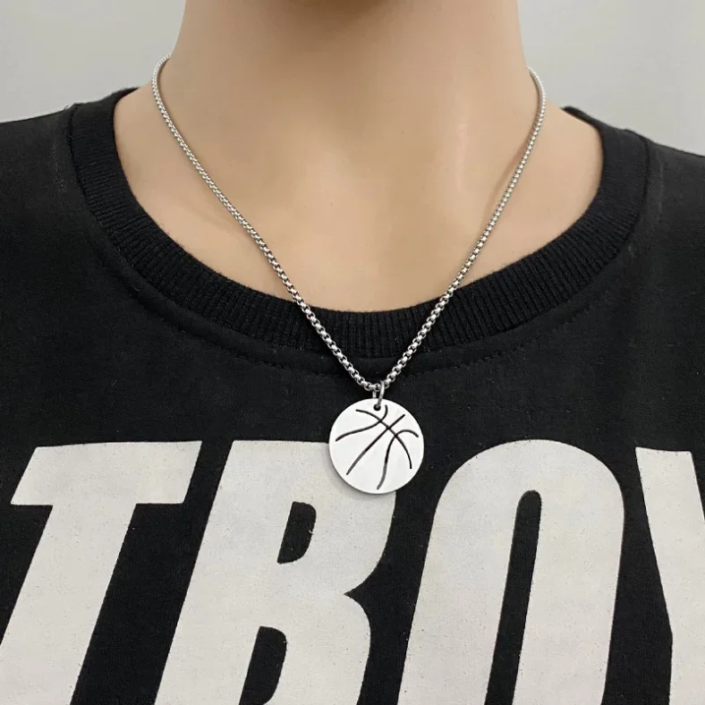 Мужское колье из нержавеющей стали