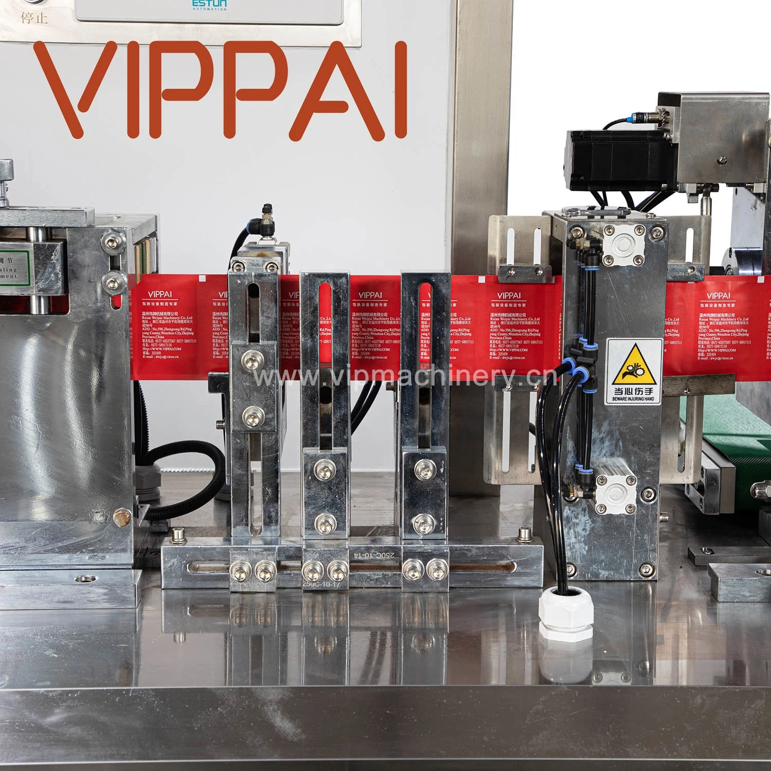 VIPPAI Factory низкая цена четырехстороннее запечатывание 1 шт. Саше влажные салфетки упаковочная машина с GMC