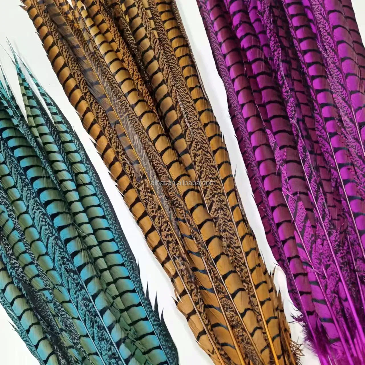 Wholesale dyed colorful long pheasant feathers natural reeves pheasant feathers for carnival decoration