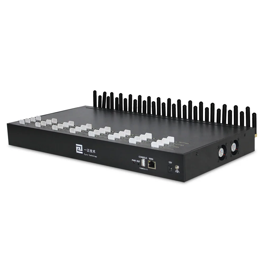 32 port bulk sms and voice  modem  voip gsm   32 sim slots voip gateway