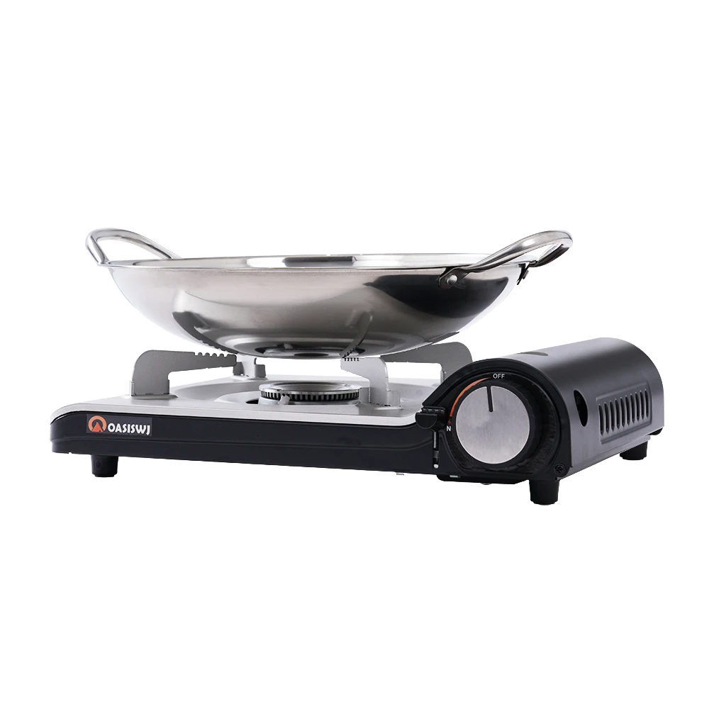 Portable Camping Stove Ultra-thin Body Cassette Butane Camp Stove 2.9KW Power Outdoor Home Household BBQ Butane Stove Picnic