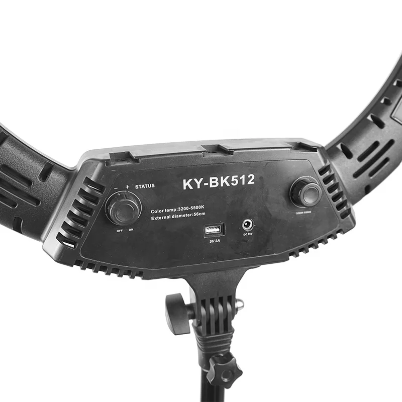 22 Inch Selfie Led Ring Light With Tripod Stand Beauty Video Studio Photo Circle Lamp