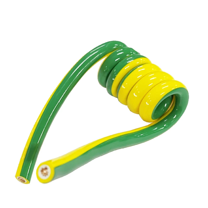 Flexible chain cable  4x2x0.75mm2 tinned copper CE green white black grey jacket shielded cable