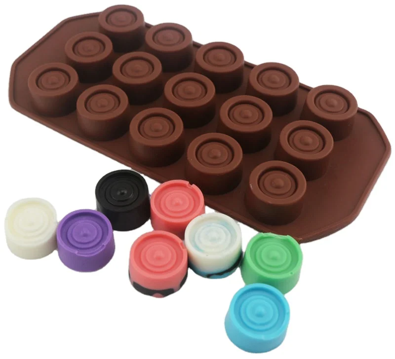 Flexible 15-Cup DIY Chocolate Moulds London Chocolate