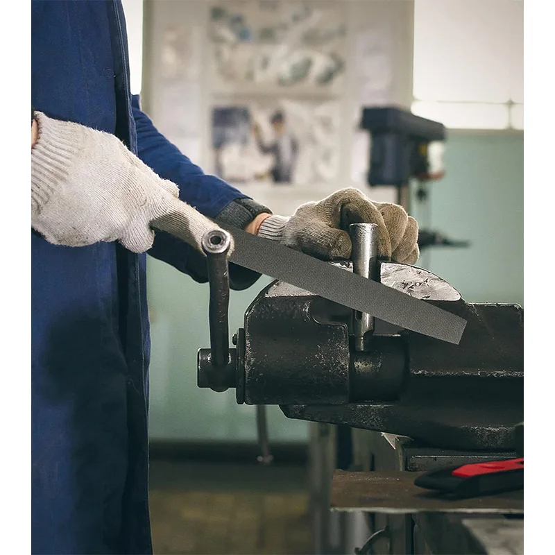 8 Inches american pattern wood handle files High Carbon wood rasp professional double cut diamond square files