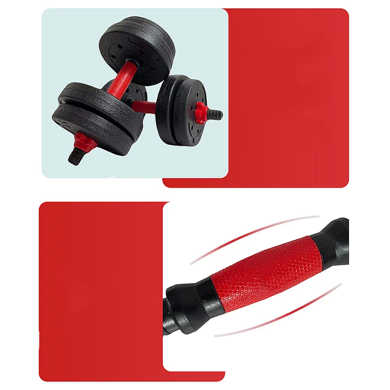 Free Weights Gym Dumbbell Sets Adjustable Dumbbell and Barbell Set 50kg