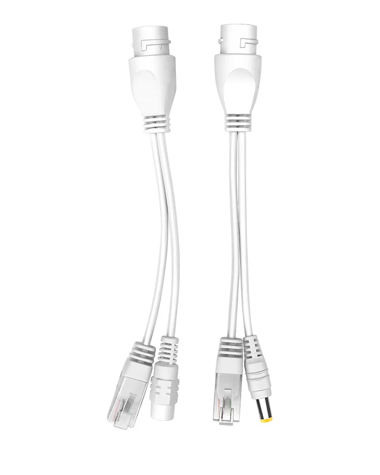 cctv camera accessories ethernet poe combiner splitter 12V cable rj45 poe adapter injector splitter