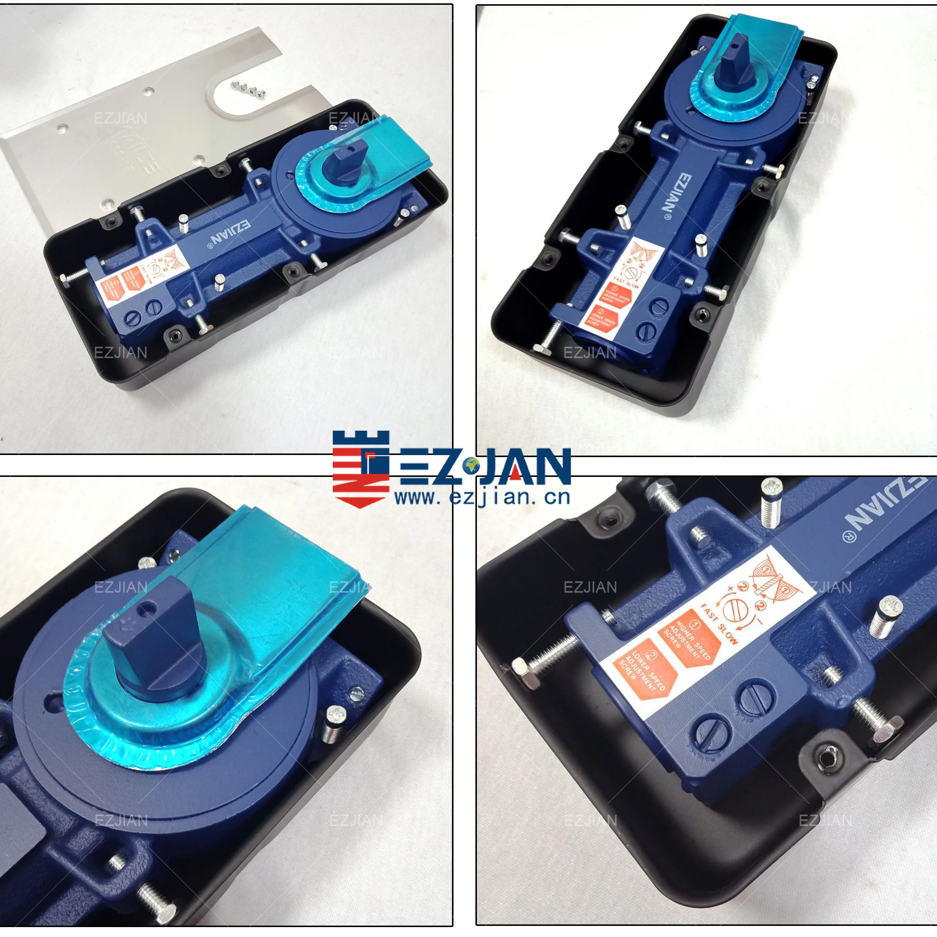 High quality Italy style floor spring door closer  stainless steel glass door parts