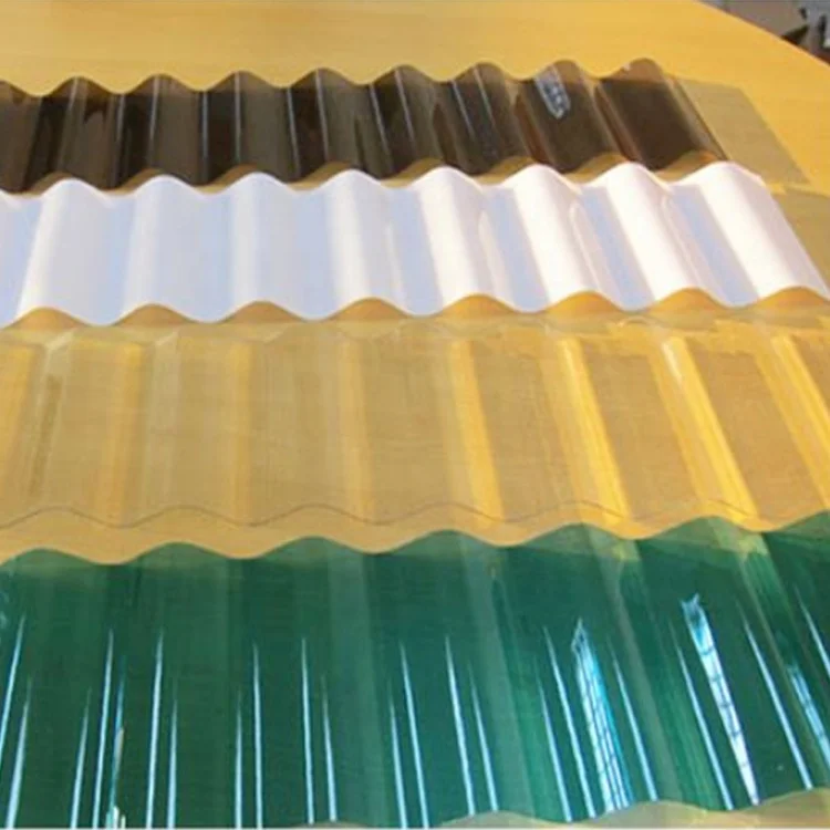Transparent Uv Resistant Roof Polycarbonates Tile Transparent Plastic Skylight Cover Corrugated Policarbonato Panel Price