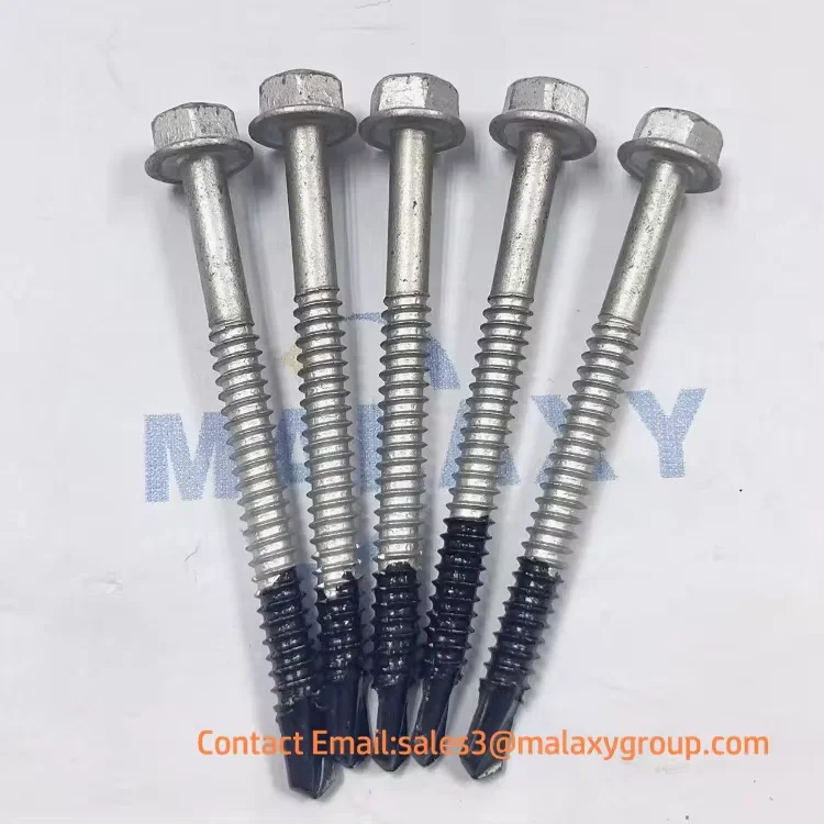 Самосверлящие Винты MALAXY Bi-Metal с шестигранной головкой шайбы со скрепленными EPDM биметаллическими винтами 1000h ruspert