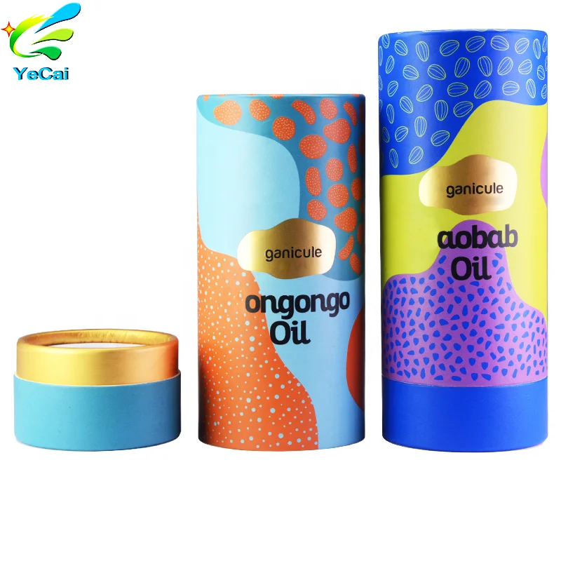 custom candle box packaging with logo for paper tube box empty luxury candle jars with lid and Cylindrical paper round box