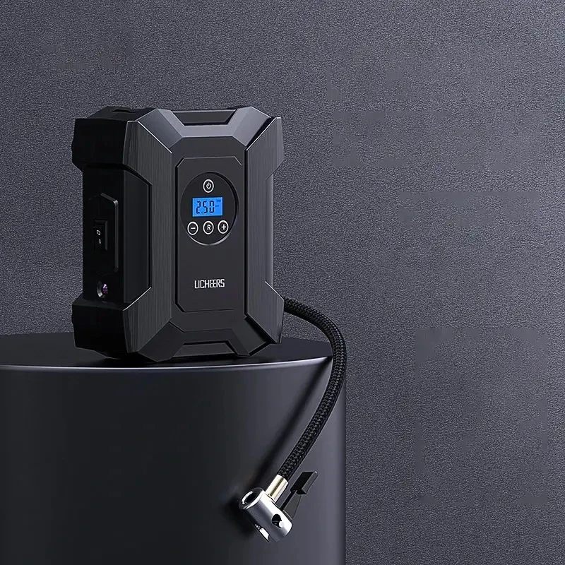 Car Inflatable Pump 12V Air Compressor Portable Automobile Tire Inflator Electric Automobiles on Car Air Compressors Tool