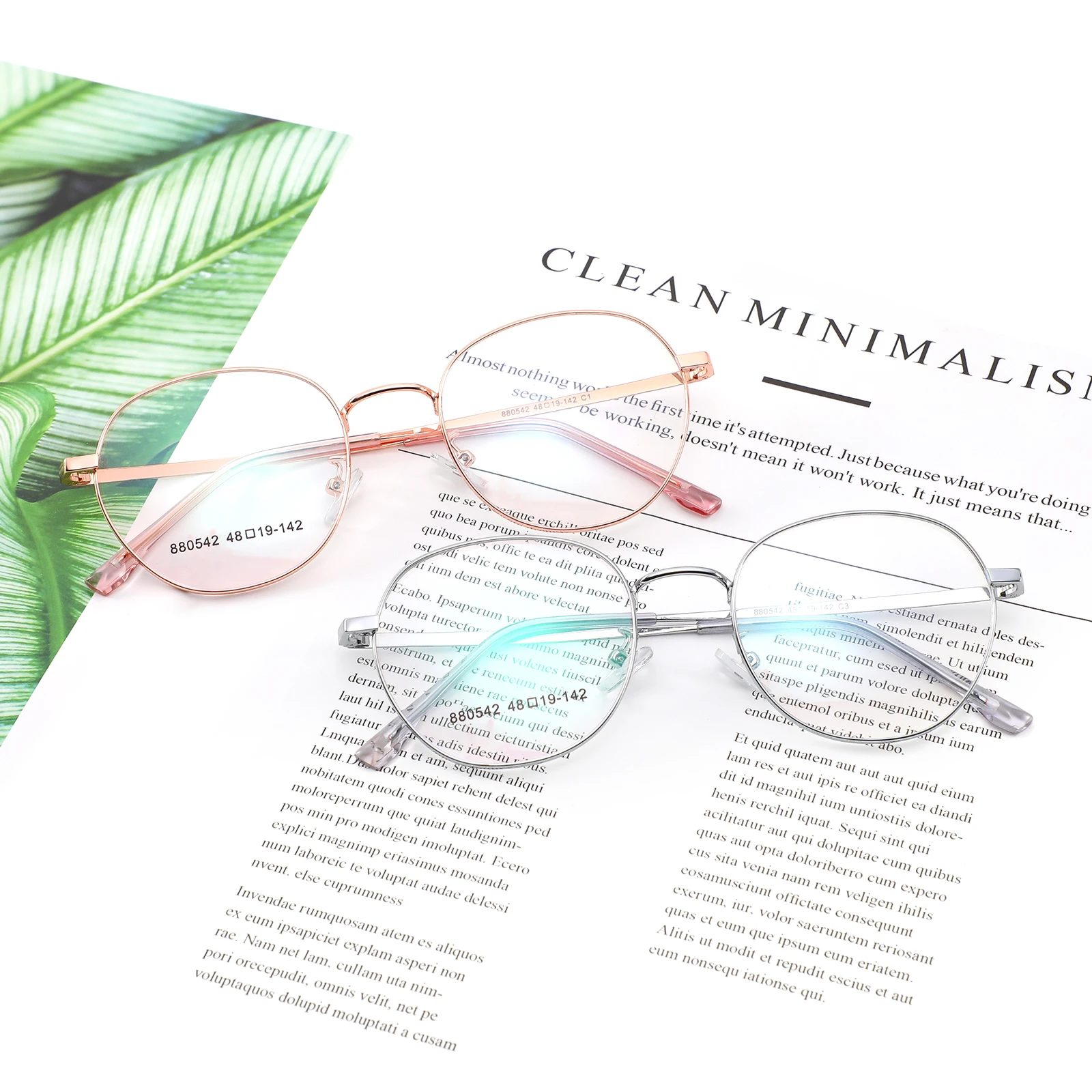 Metal optical frame displays wall mount woman design luxury eyewear 2022