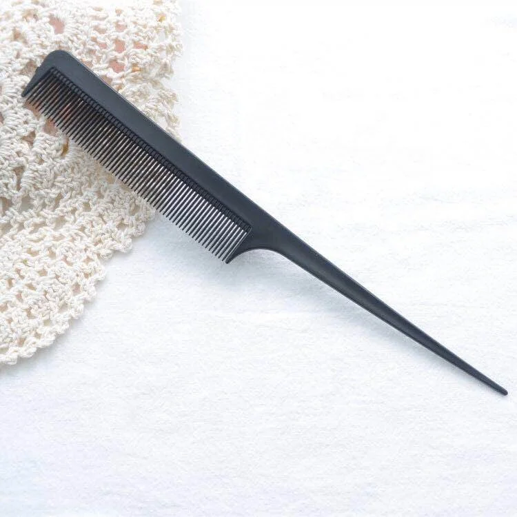 Rat Tail Comb Sharp Metal Back-Combing Rat-Tail Personalised With Spatula Persion Combrattailprofessionalsalon End