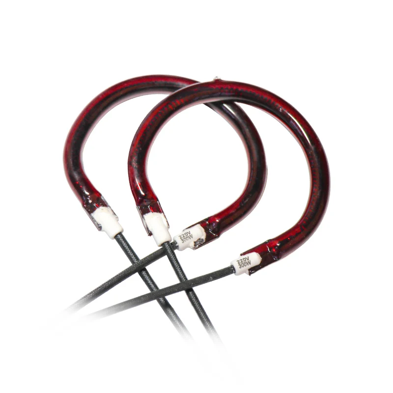 Customize Infrared Quartz Heating Tube straight Circular spiral shapes 220V