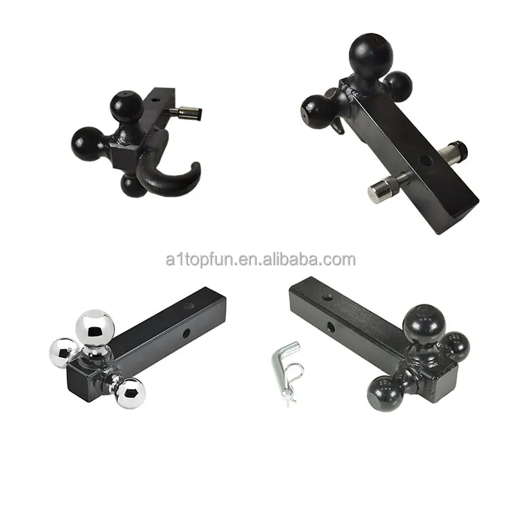 Heavy Duty Trailer Hitch Ball Mount Pintle Hook Car Trailer Hook Connector Coupler American style adjustable