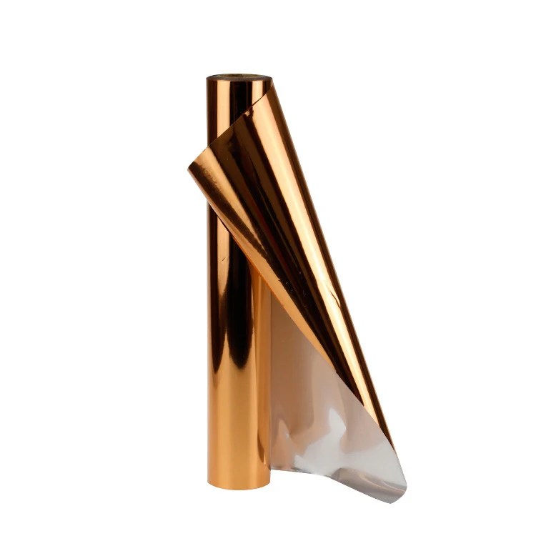 XJC high quality holographic silver color hot stamping foil laser heat metallic film for paper cover made in China