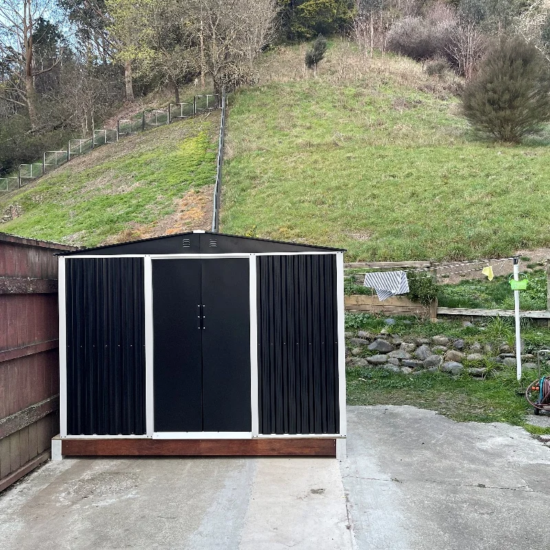 Garden Shed Storage Outdoor Iron Metal Galvanized Steel Garden Shed For Tool Storage