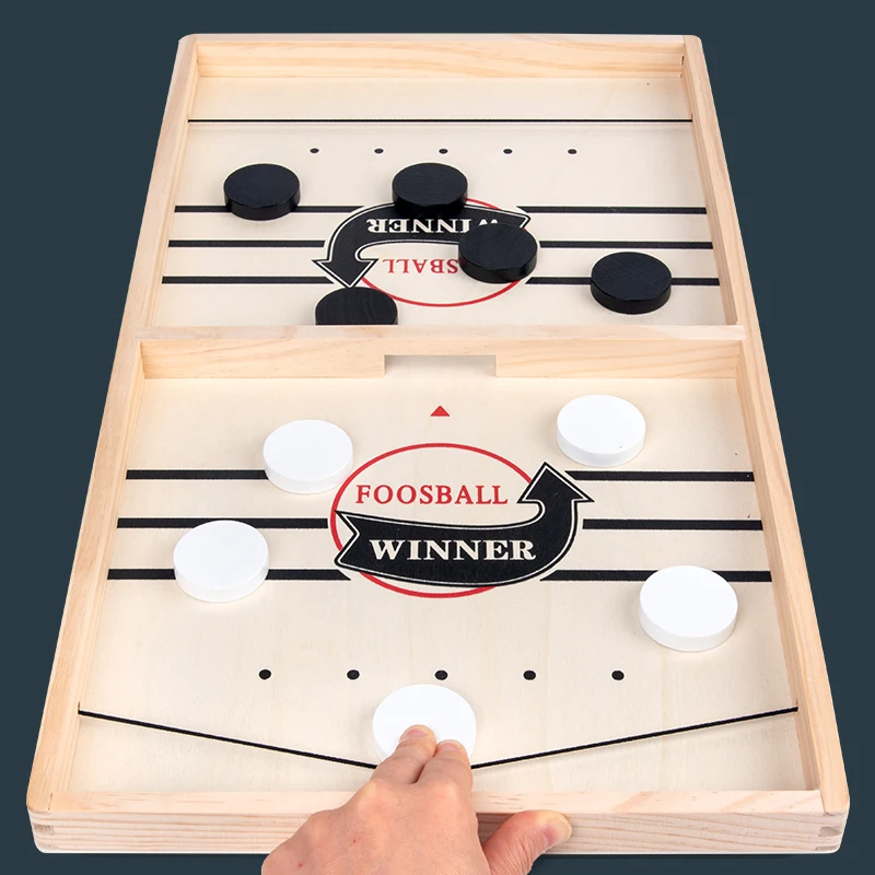 Foosball Winner Games Table Hockey Game Catapult Chess Parent-child Interactive Toy Fast Sling Puck Board Game Toys