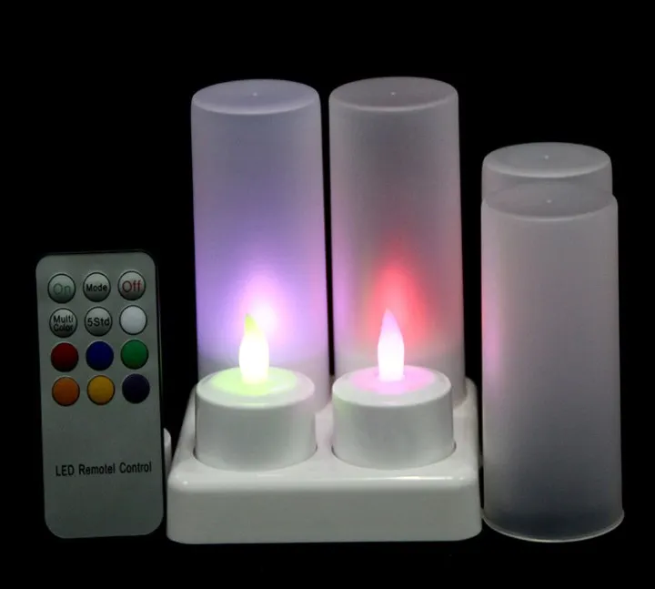 LED Tea Candle Flameless Dancing Flickering Moving Flame Wick Electronic Led Fire Candle