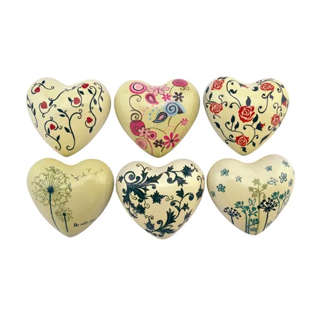 metal heart with sound handpainted customized design
