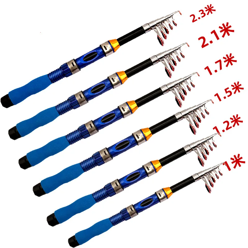telescopic fishing rod and reel combo pen fishing rod