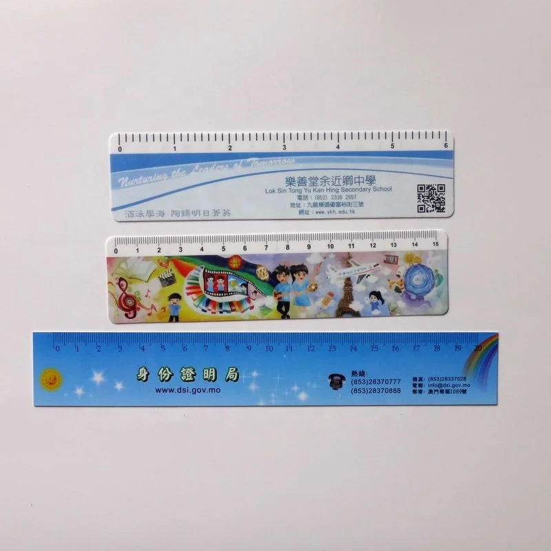 New products custom design and shaped clear pvc/pp flexible scale ruler
