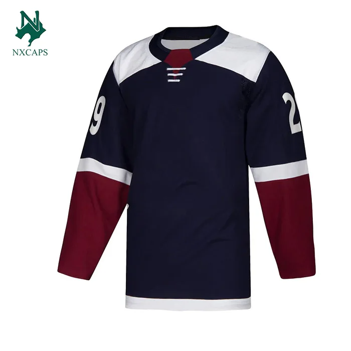 Wholesale Personalized Custom Ice Hockey Jerseys Fashion Print Team Jersey Breathable Team Sports Jersey