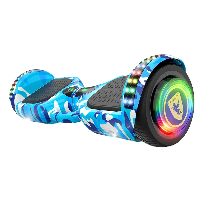 Hot Sale 2021 6.5inch Electric Hoverboard with LED Lights Balance Wheel 8.5inch China A8 300w 36v Double Wheel Hover Scooter