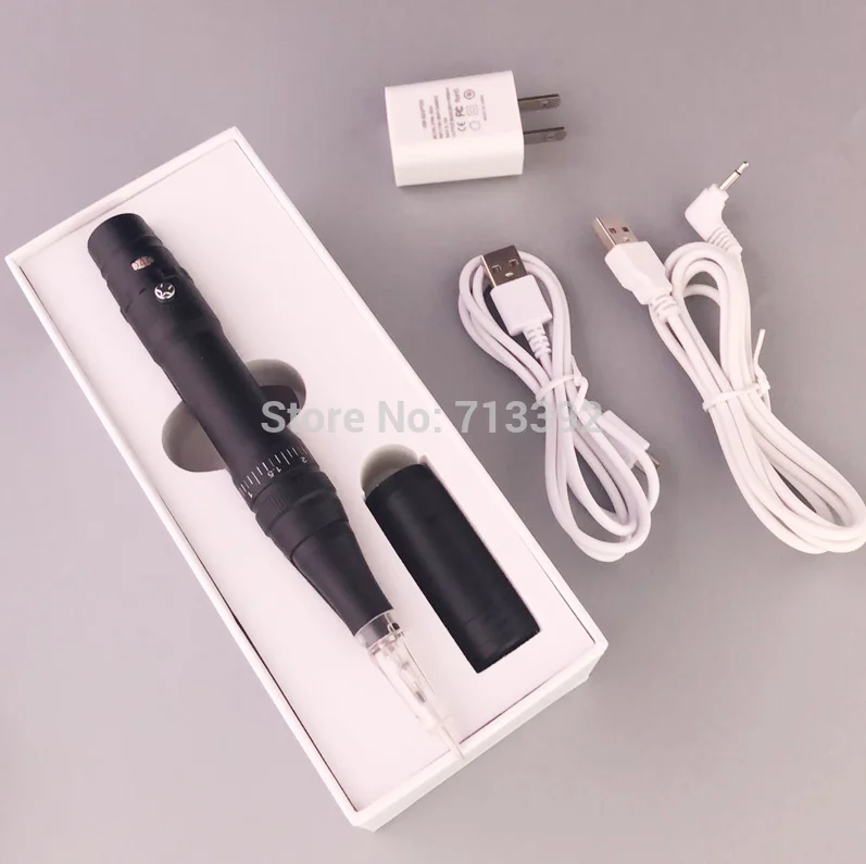 Black Microblading Device Kit Professional Rotary Tattoo Pen Wireless Permanent Makeup Machine For cartridges