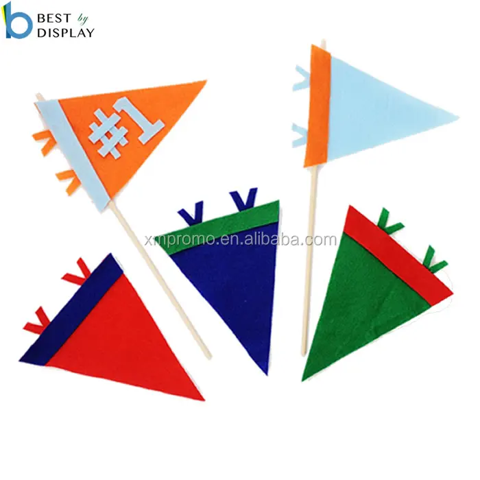 Factory Custom School College Triangle Felt Pennant Flag