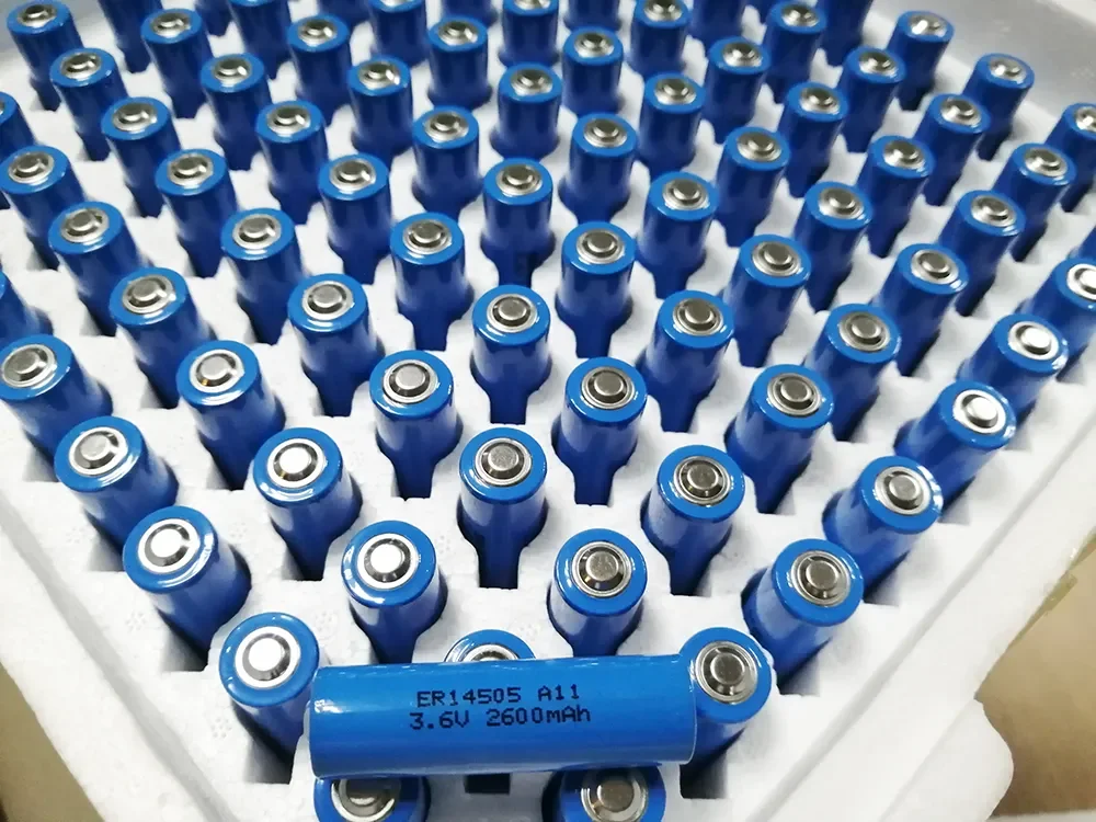 Высокая энергия er14505 AA Размер 3 6 V литиевая батарея 2600mah