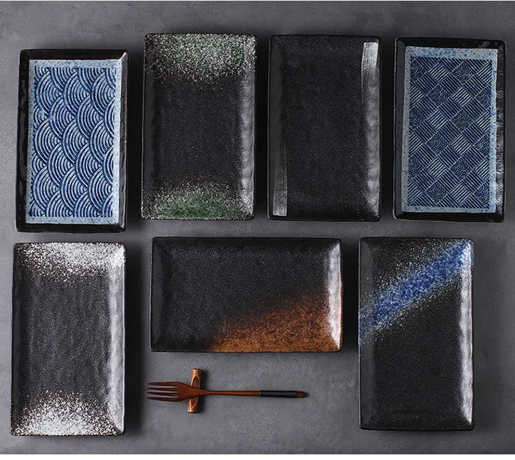 Tivray Stoneware Home Restaurant Party Dinner Slade Dessert Plate 10 Inch Hand Made Glazed Porcelain Pottery Ceramic