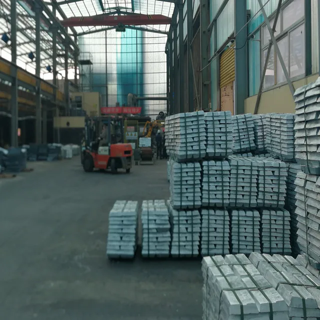 Zinc Metal Ingots pure Zinc Ingot 99.99%99.995%Zinc Ingots