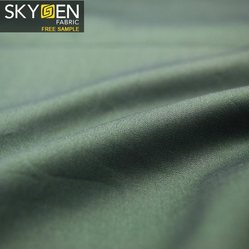 Wholesale telas garment raw material manufacturing supplier polyester cotton textile fabric for clothing