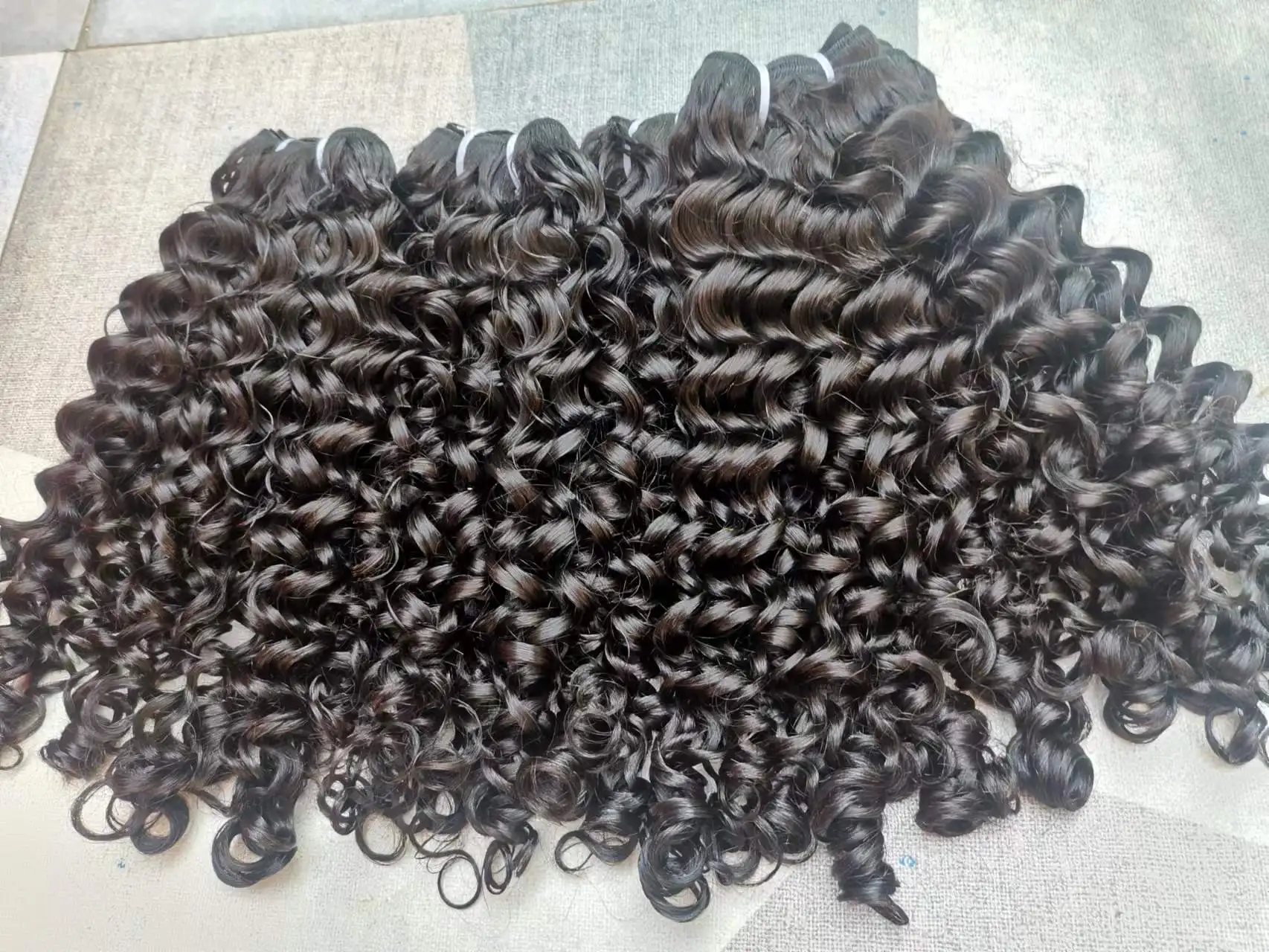 100% Raw Virgin Burmese Hair Weft, Raw Burmese Curly Cambodian Hair Bundles, Burmese Curly Hair Bundles Vendor