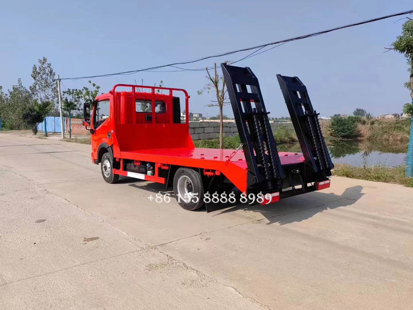 Dongfeng 4x2 Flat  platform flatbed truck