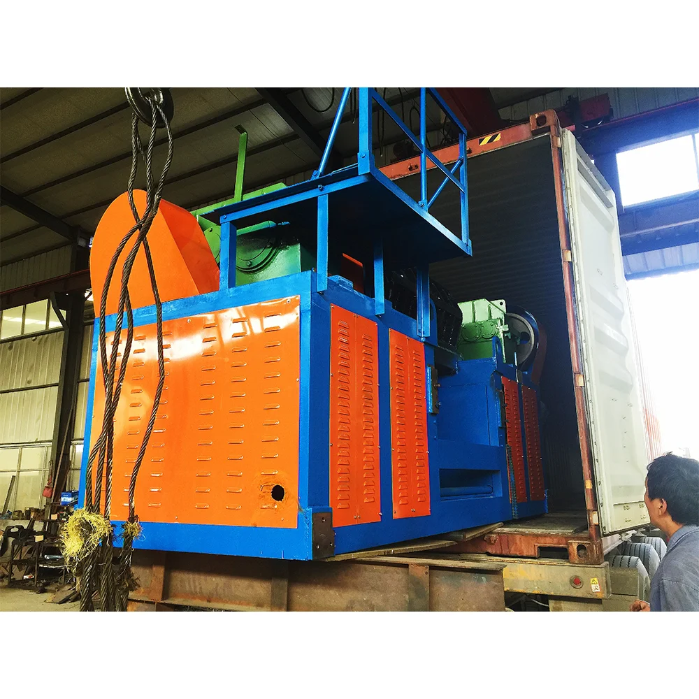 China manufacturer waste car tires crusher truck tire shredding machine