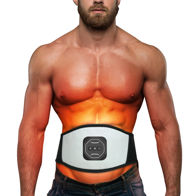 Electric Smart Tens EMS Fitness Abs Muscle EMS Abdominal Muscle building Stimulant Electronic Weight Loss Body Massage Belt