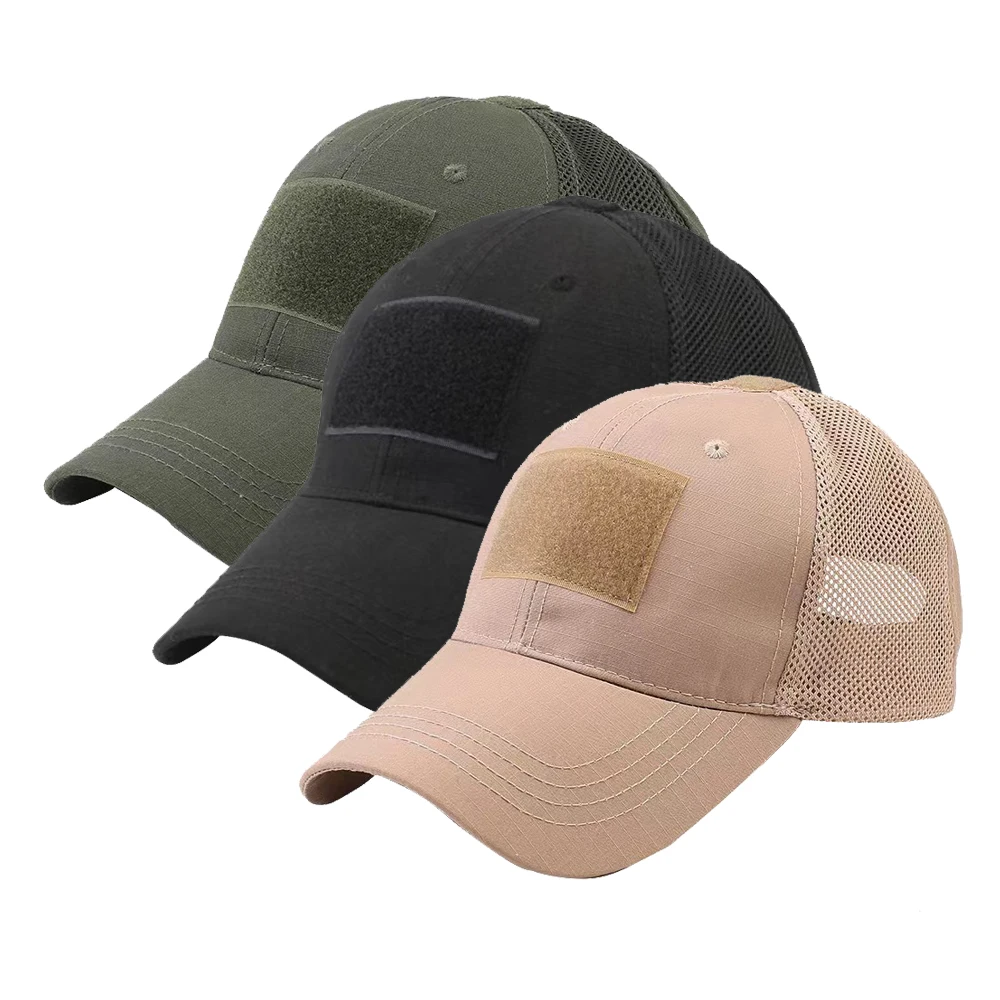 Stock Outdoor tactical Hat Breathable mesh Duty Baseball Caps Tactical Camo Hunting Cap Hats Sport Cycling Caps