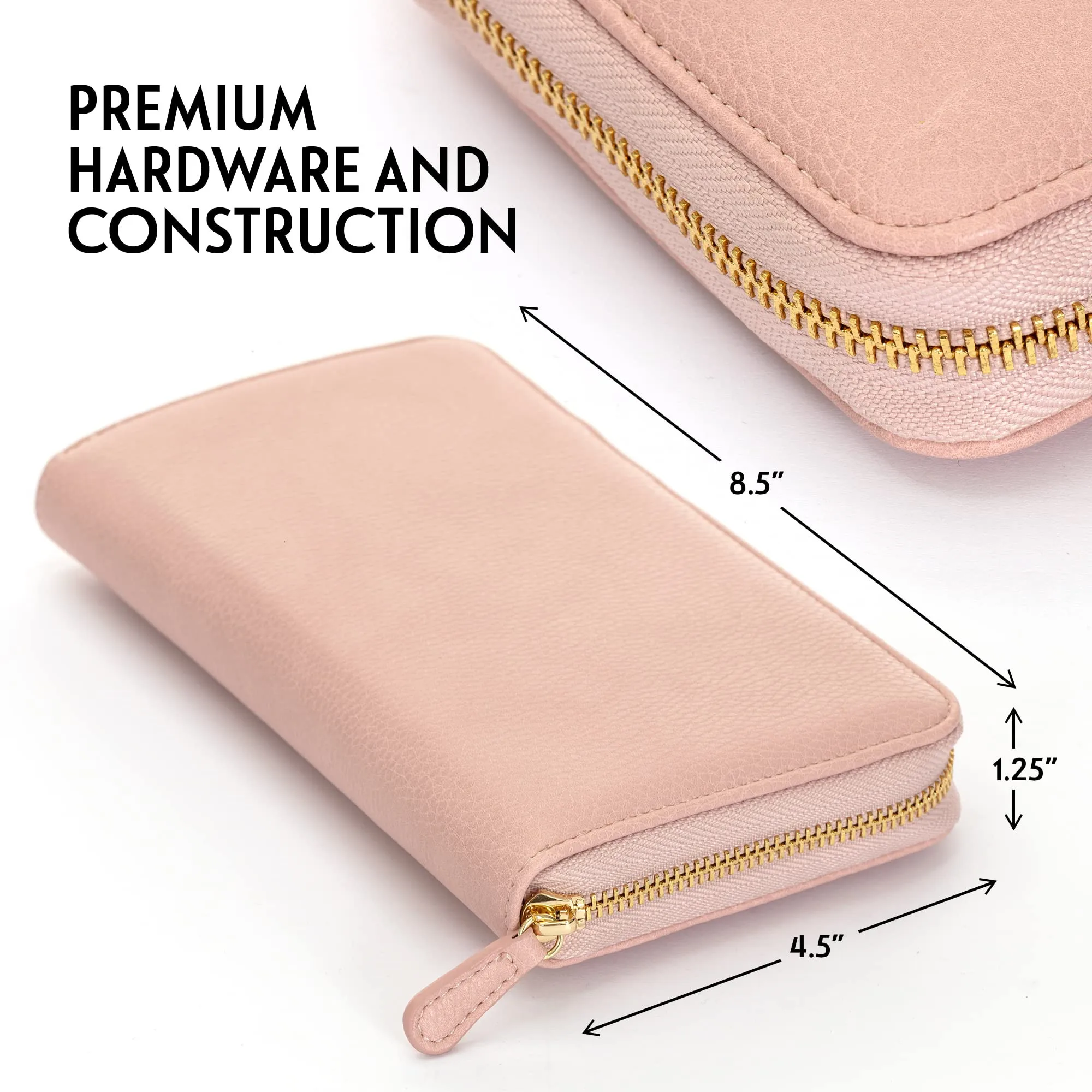 Hanging Jewelry Organizer Bag Travel Foldable Jewelry Roll Storage Case For Traveling Closet Suitcase