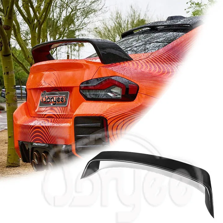 M Performance Rear Trunk Spoiler Wing For BMW M2 G87 M2C 2023 Coupe Carbon Fiber Boot Lip Car Tuning Accessory Body Kit Parts pp